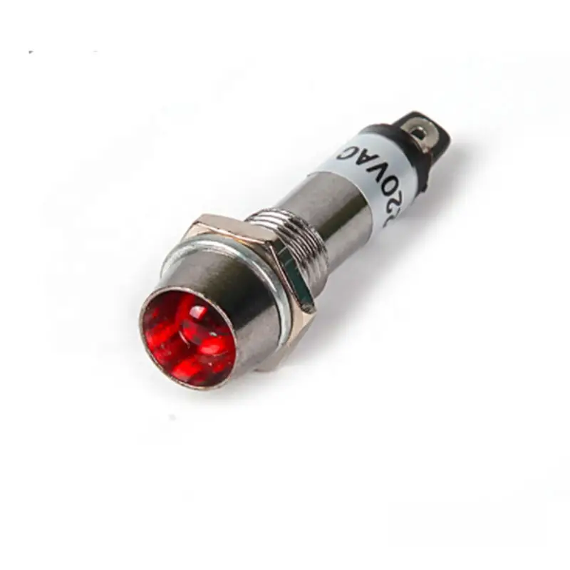 چراغ سیگنال قرمز XD8-1 220V (8mm)